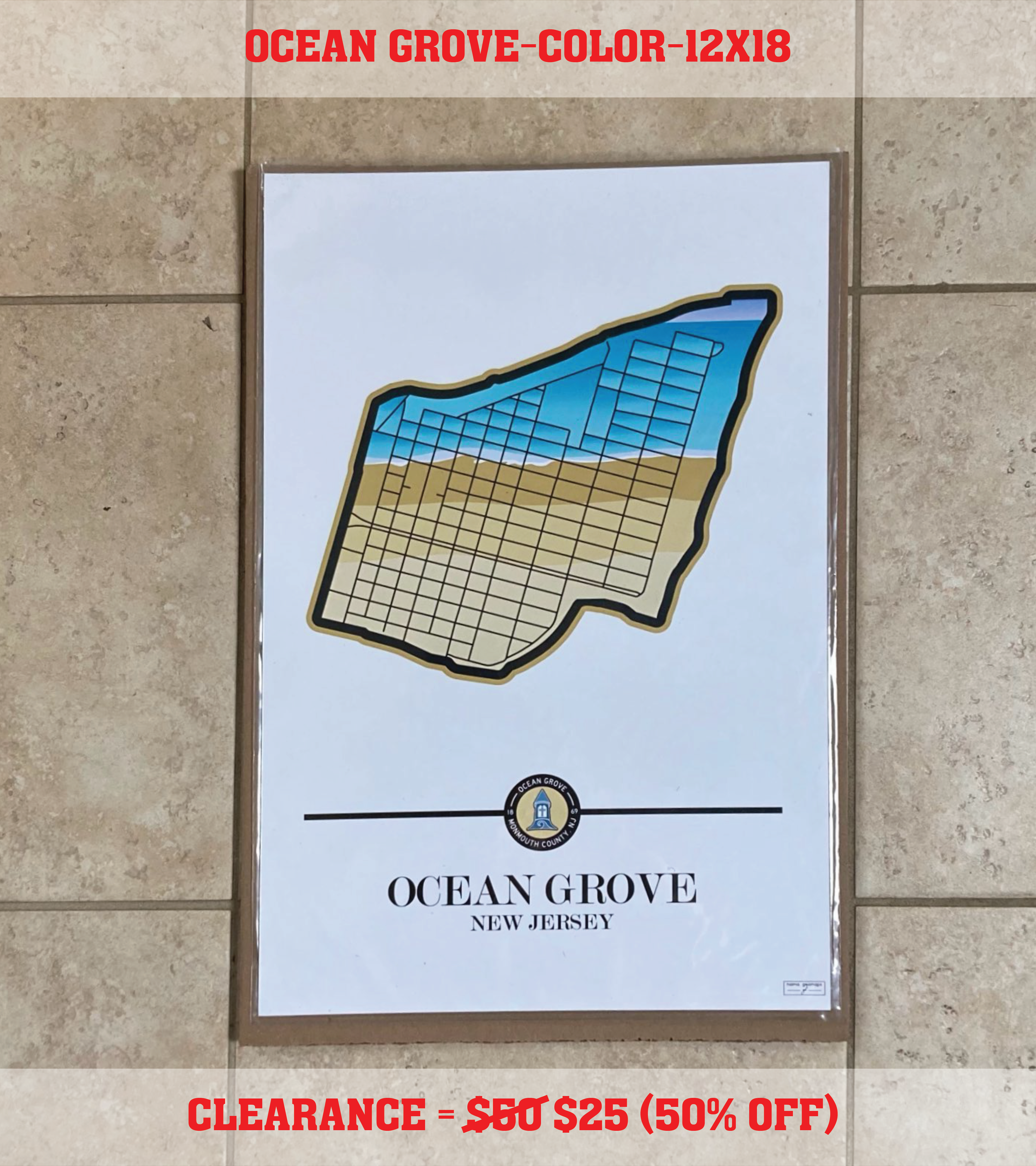 Ocean Grove (12x18) Color