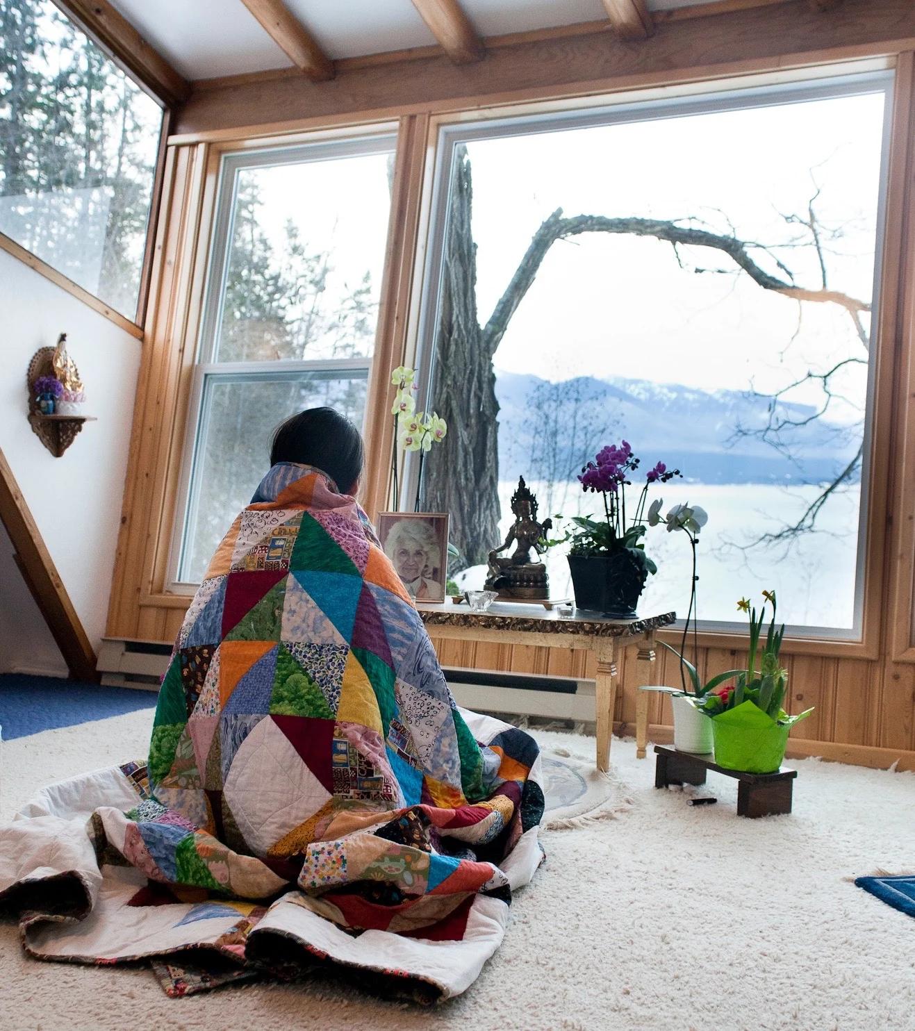 My favorite place at Yasodhara Ashram. The beach prayer room. Photo by Laura Vanags.