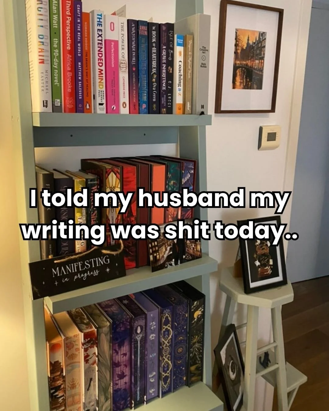 I'm just proud I showed up, even if it wasn't perfect. 

#writinginthemess #writingcommunityofig