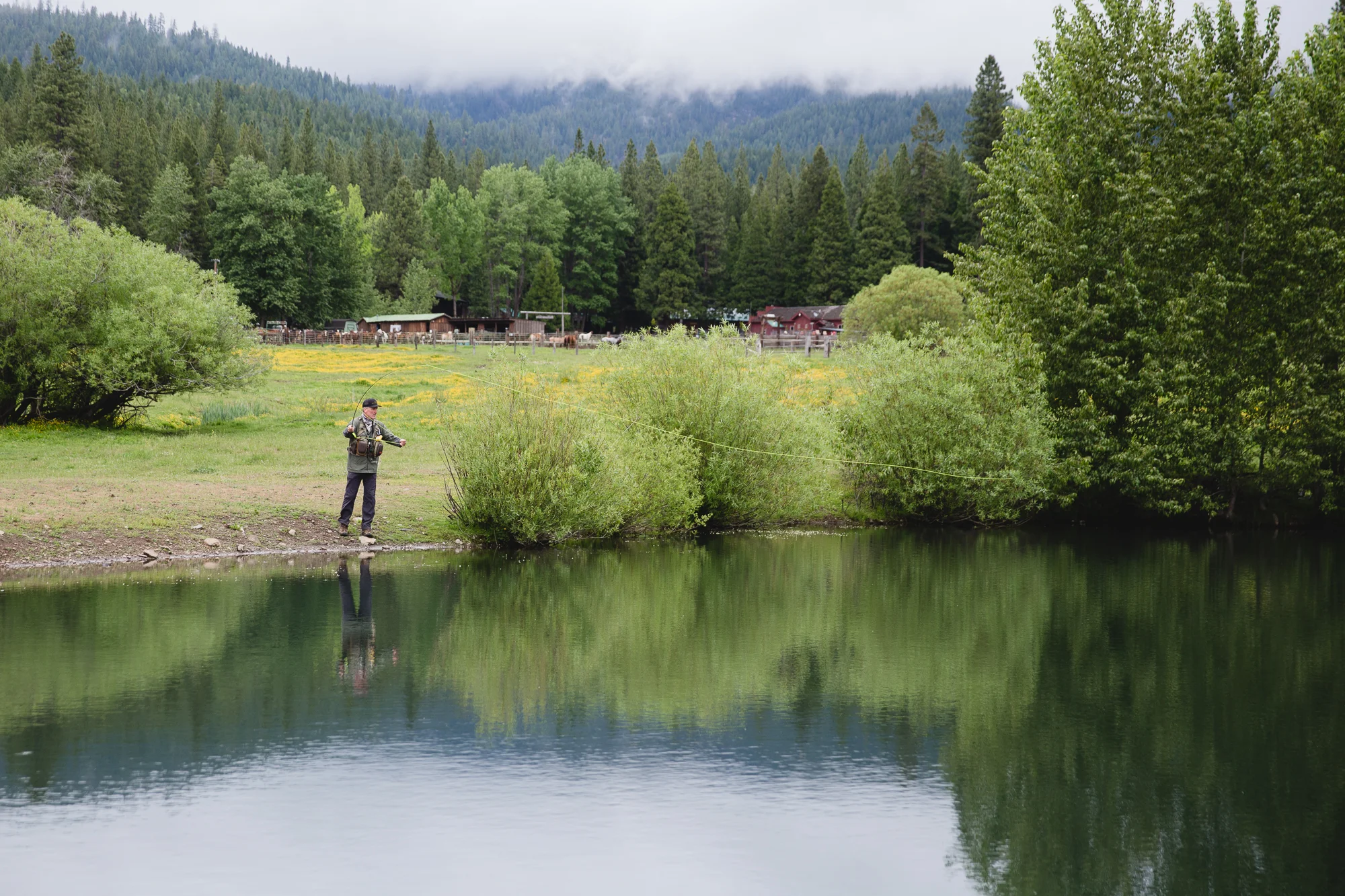 Fly fishing is available to guests of Greenhorn Ranch thanks to our Orvis Certified Guide
