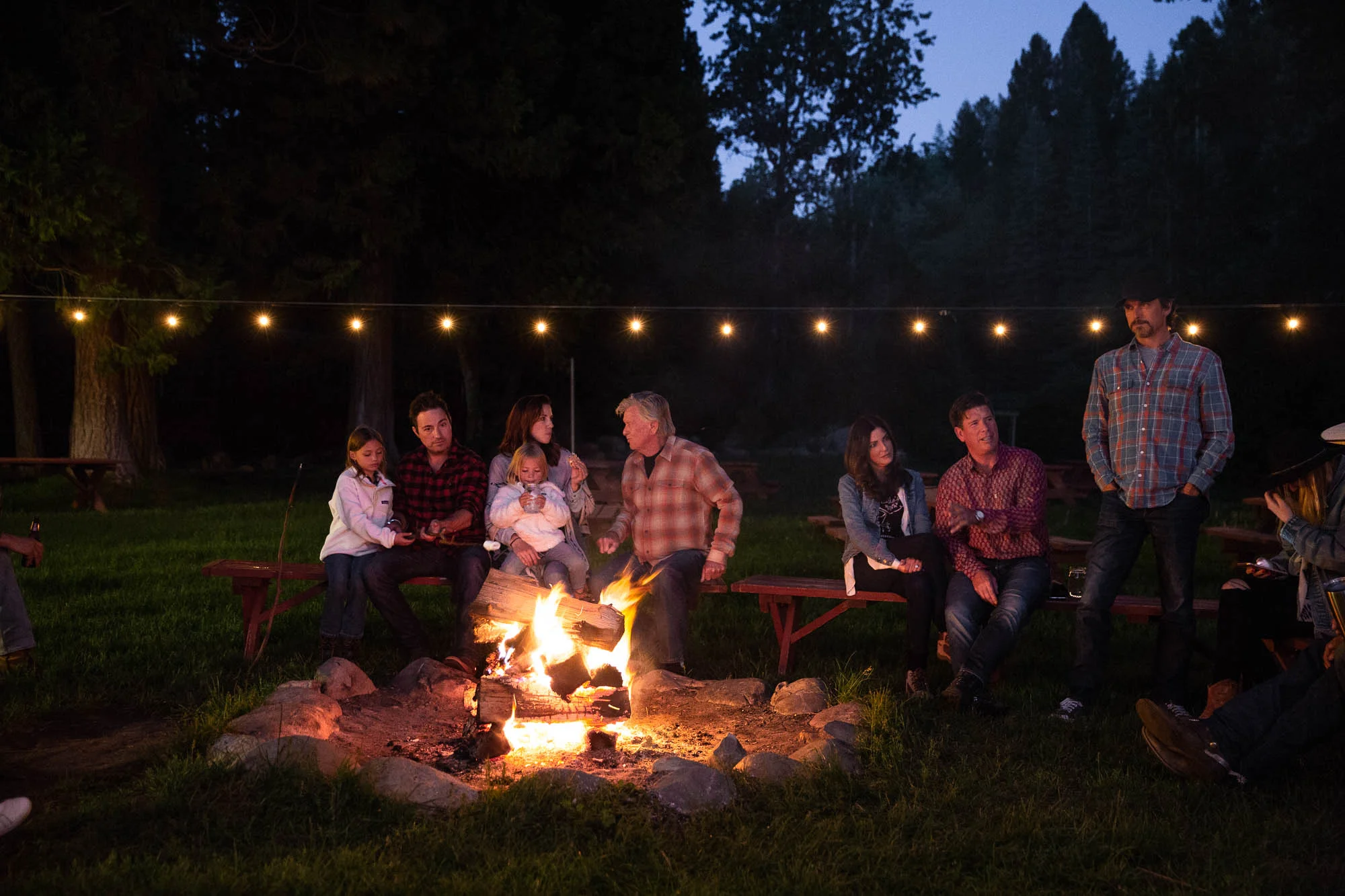 At Greenhorn Ranch we encourage guests to talk to each other instead of screens. S’mores around a campfire is a fun way to get a party started