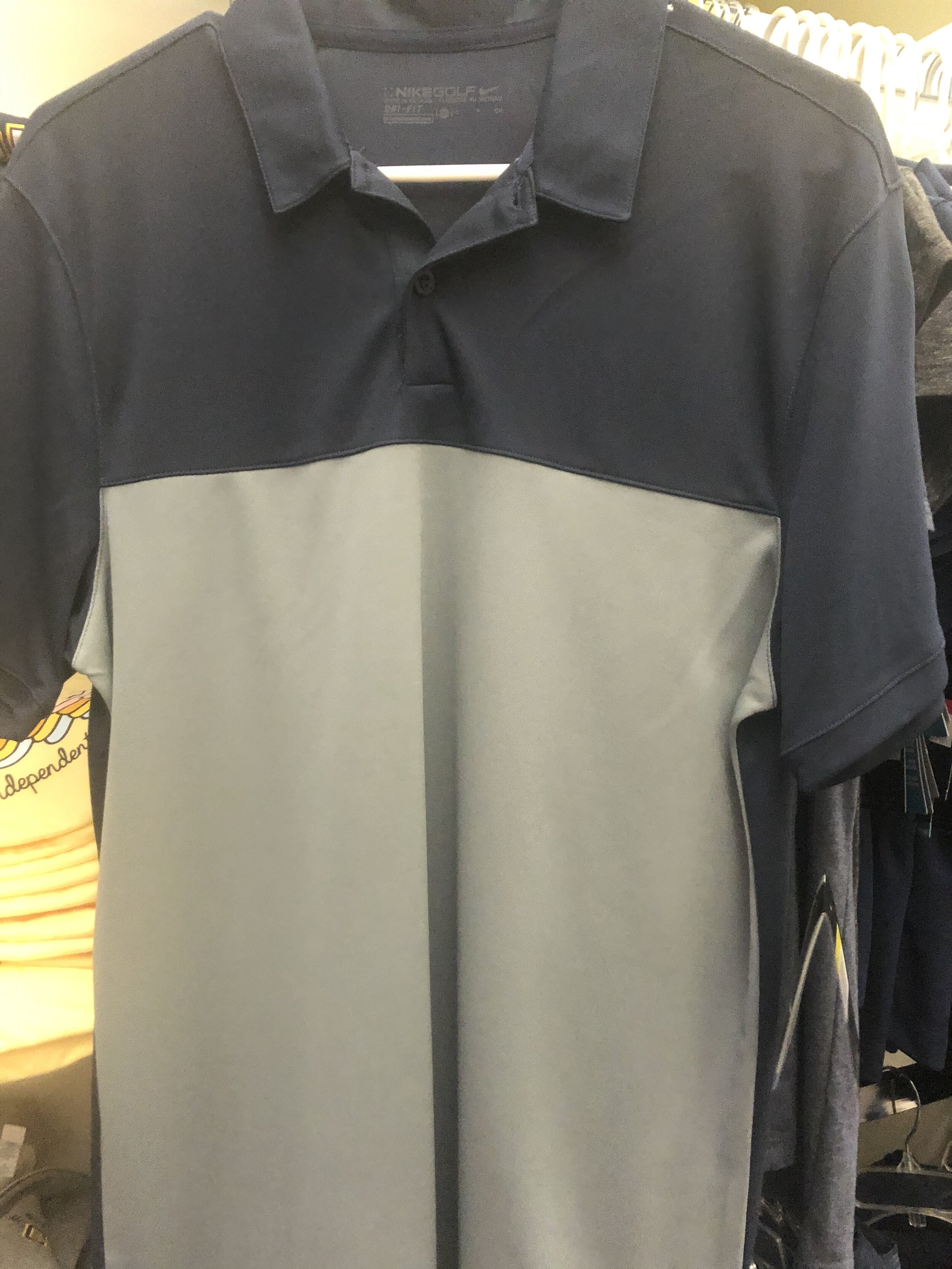 Men's Two-Toned Nike Golf Shirt — Columbia Independent School