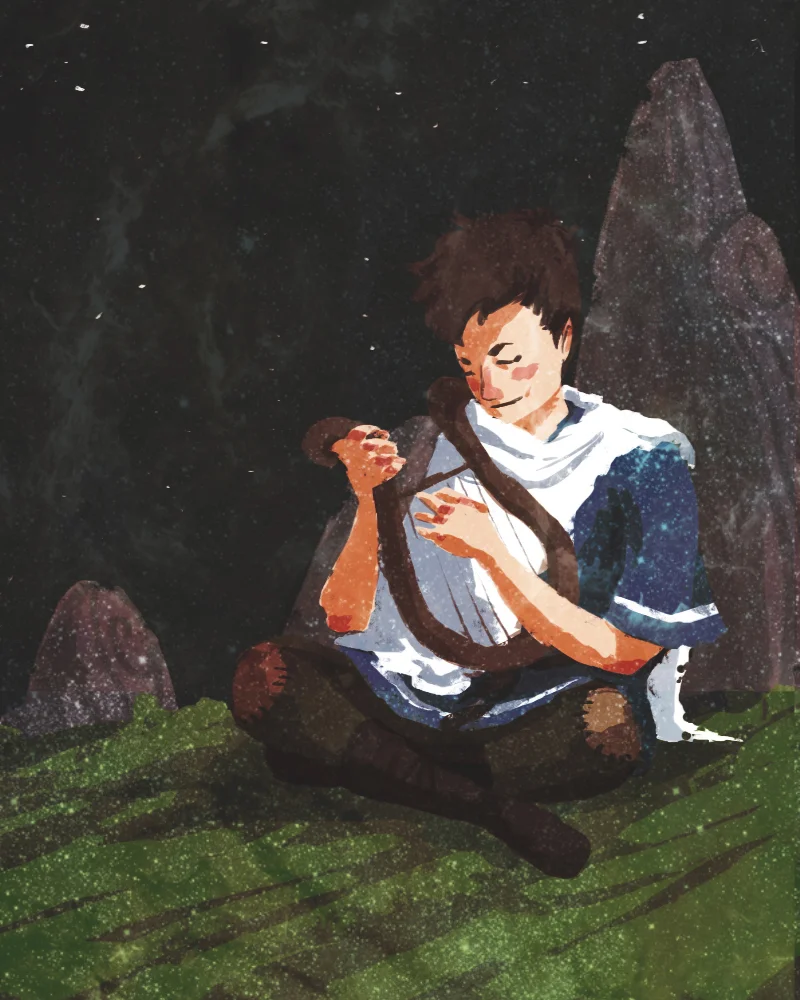 2011 Lauren' Rogers’s original and design defining portrait of The Last Minstrel