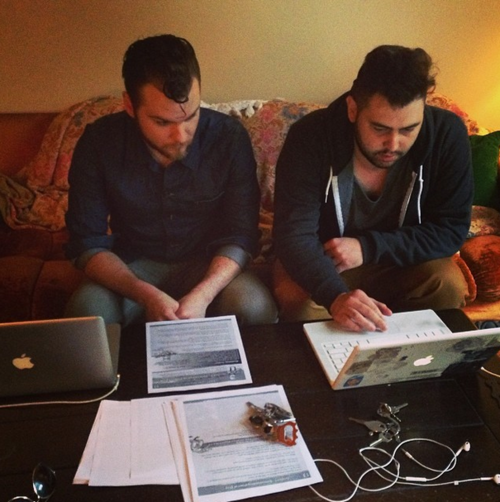 2014 Joshua & Todd work on the rulebook
