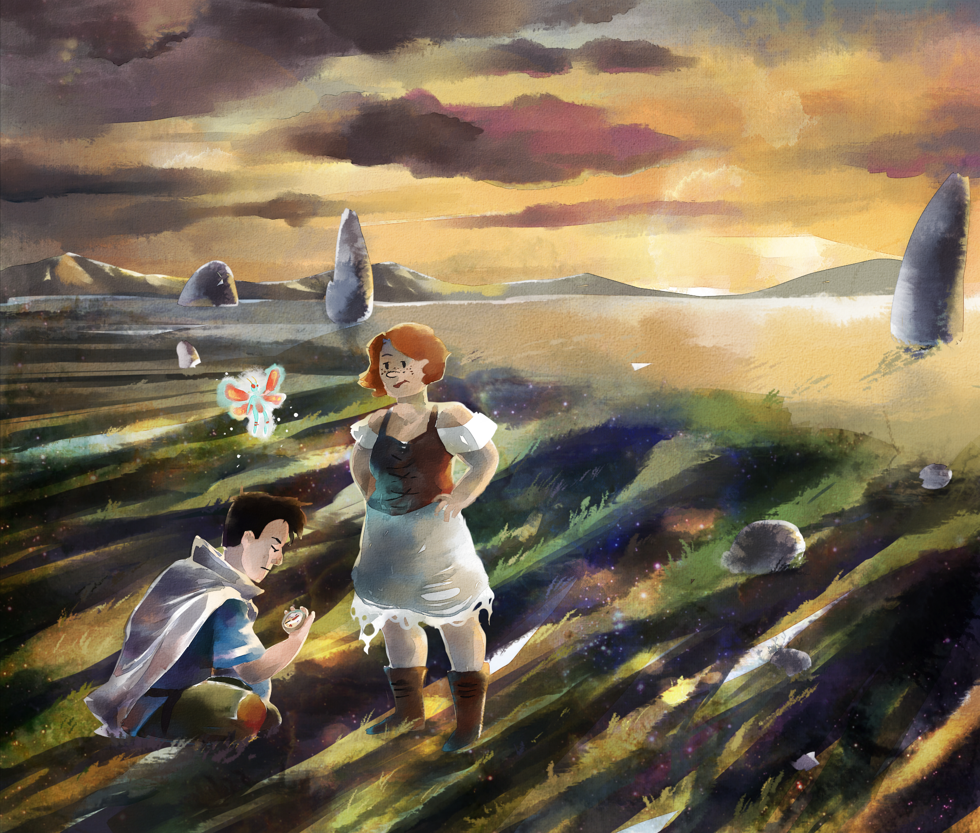 2014 Lauren’s digital painting posted to the 2014 fundraiser on October 20th