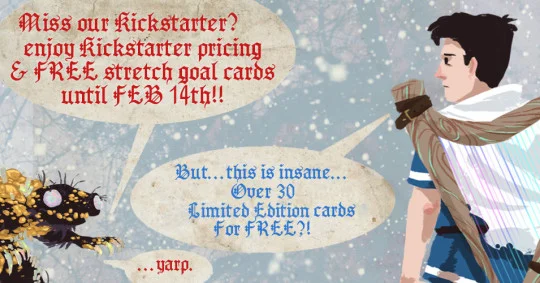2015 advertisement from the Spell Saga card shop