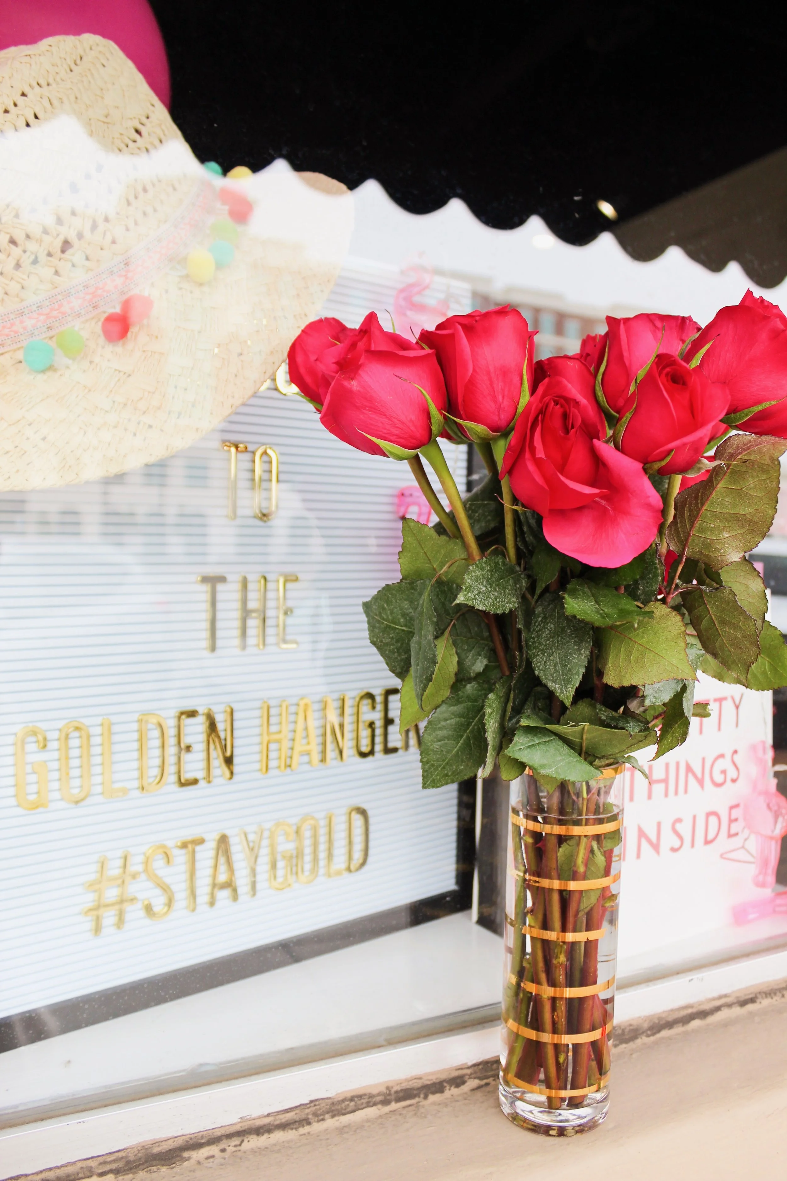 the golden hanger has it’s own hashtag “#staygold”
