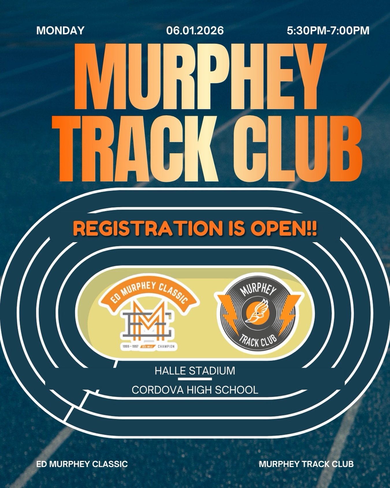 GET READY TO RUN! 🏃🏼&zwj;♀️Our Track Club is OPEN for registration! Dust off those sneakers and get ready to dash&mdash;practice starts June 1st at 5:30 PM! Hit the link in our bio for all the juicy details and sign up now! ✨ 

#trackclub #registra