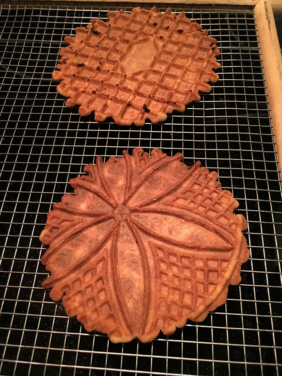 And the iron was a little bit too hot. Still tasty though.