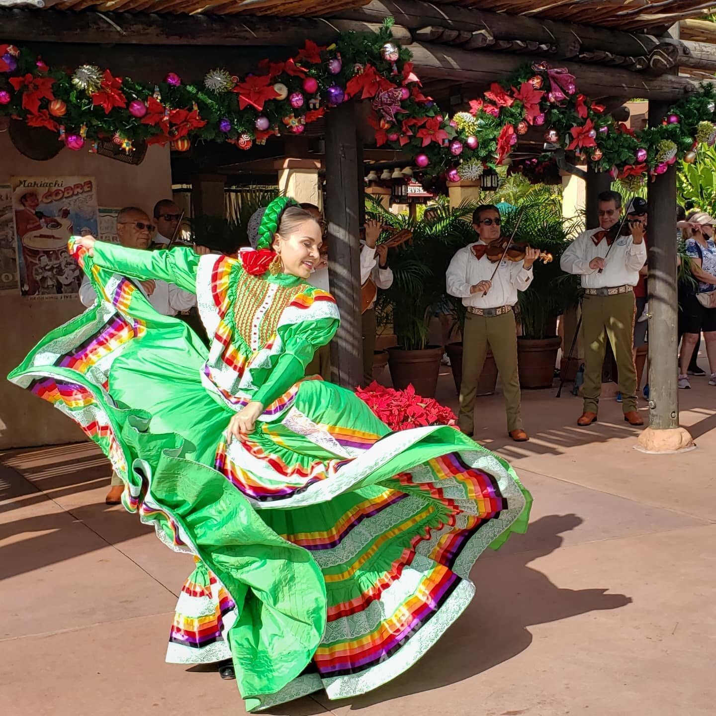 Festival of the Holidays at Epcot is always a treat. Learning some of the Holiday traditions from Mexico. 
.
.
#waltdisneyworld #epcot #holidays #tradition #christmas