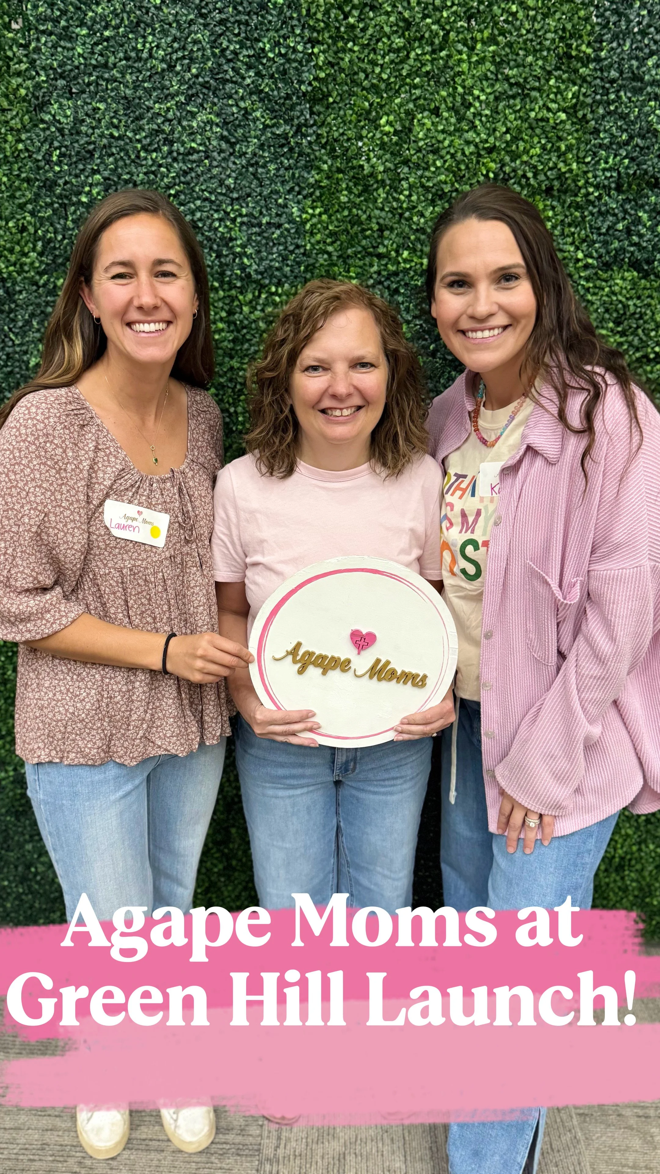 Agape Moms at Green Hills Launch!