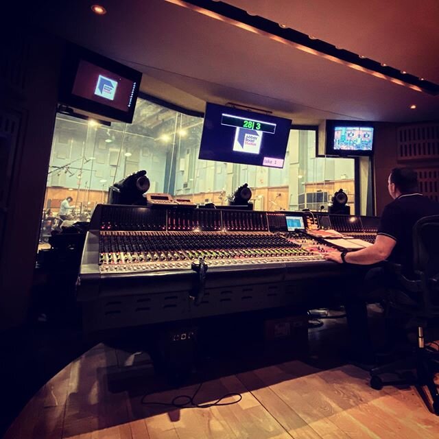 Getting inspired at Abbey Road Studios. #studio1 #abbeyroadstudios #audionetwork