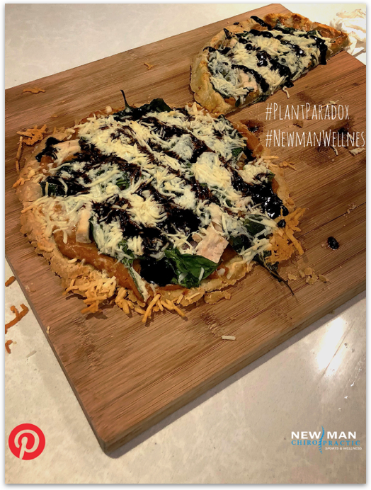 Sweet Potato Chicken Pizza with Balsamic Glaze