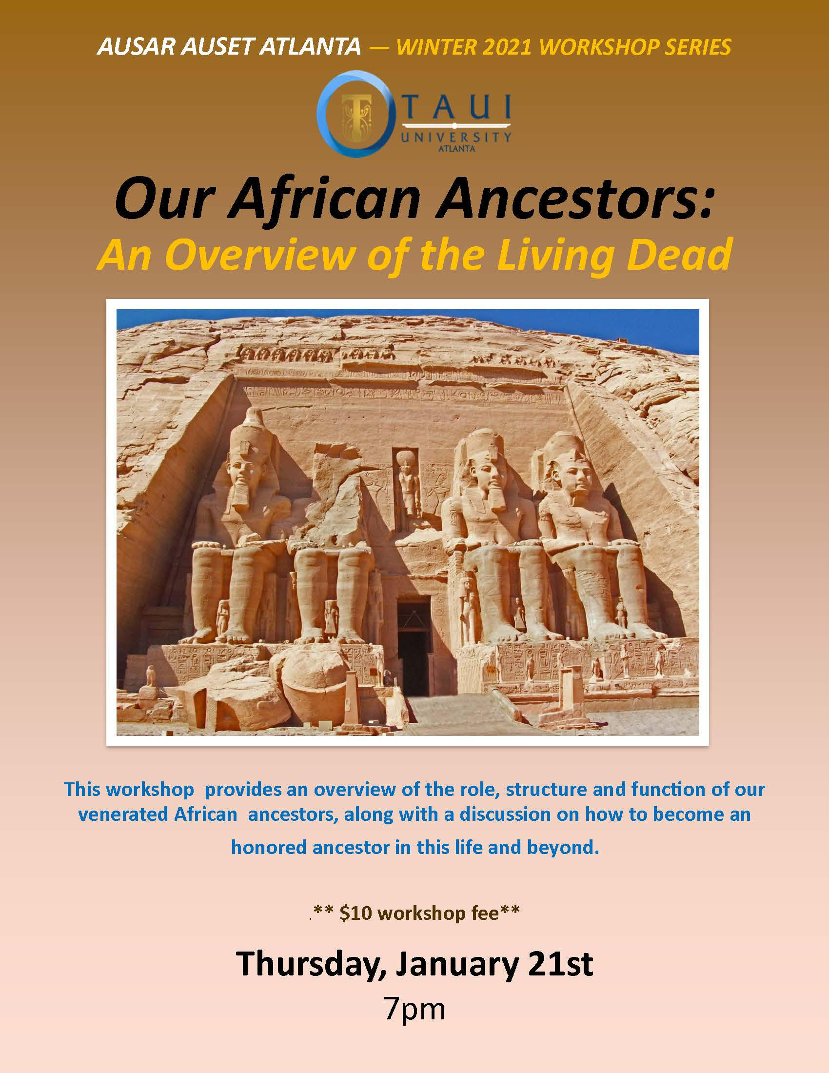 Our African Ancestors: An Overview of the Living Dead [ON DEMAND]