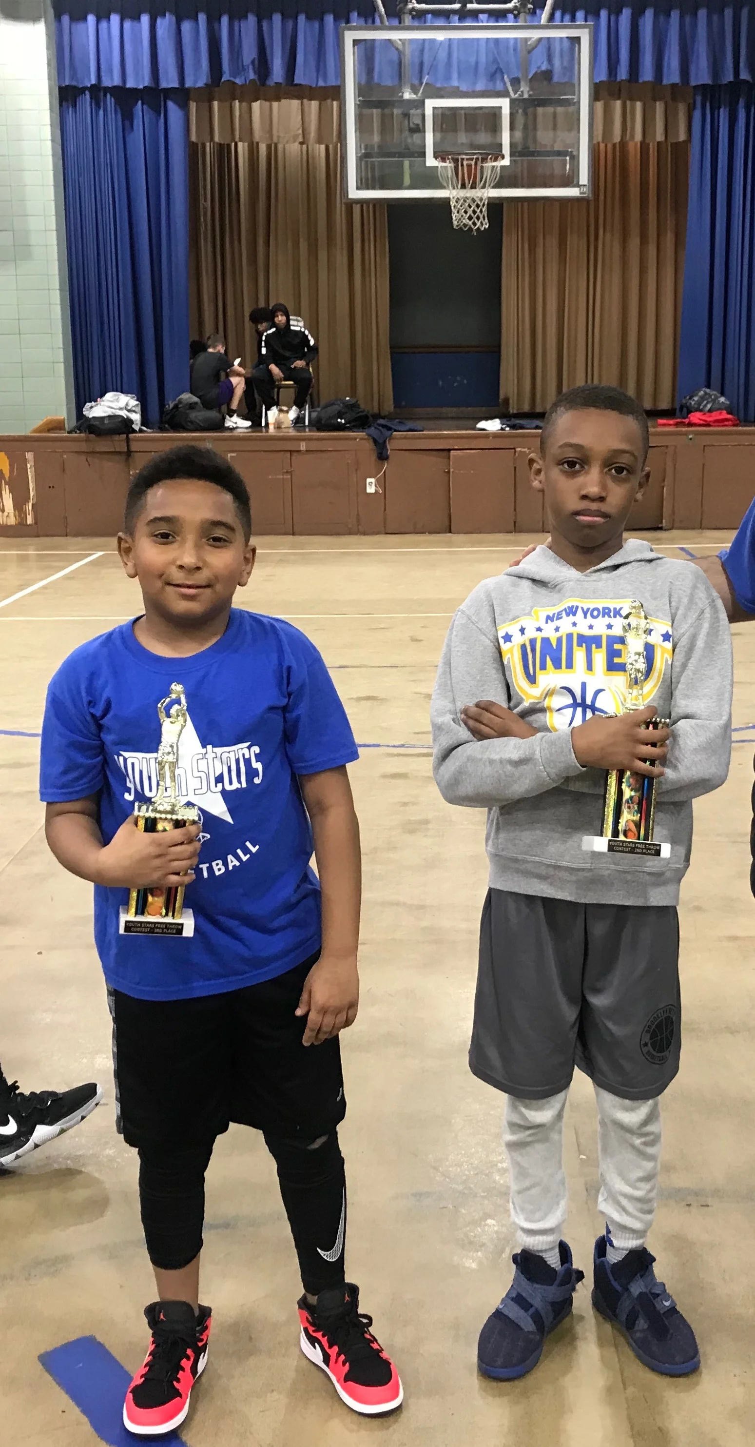 Winners of the Free Throw Contest