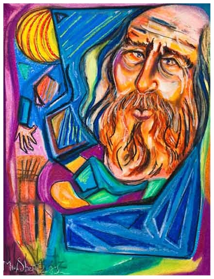 The Wizard 1985 26x20 Pastel