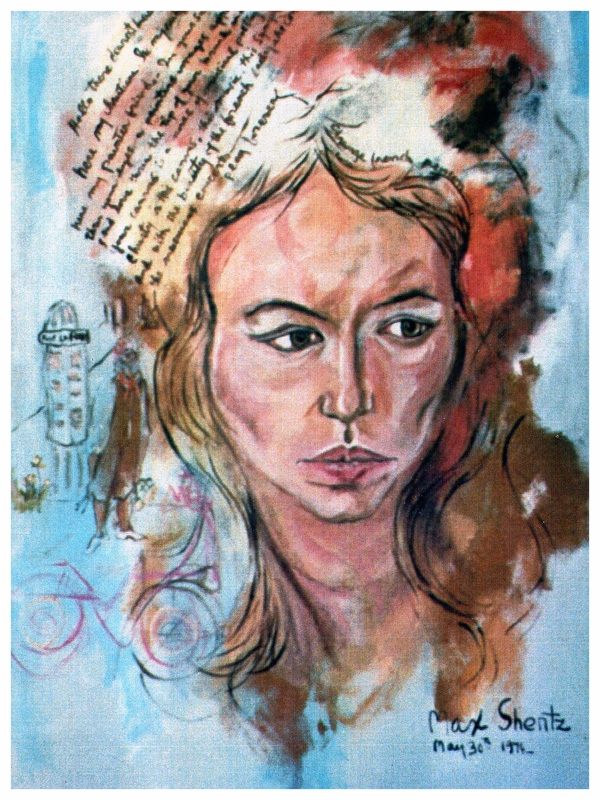 Christiane 1974 Mixed Medium