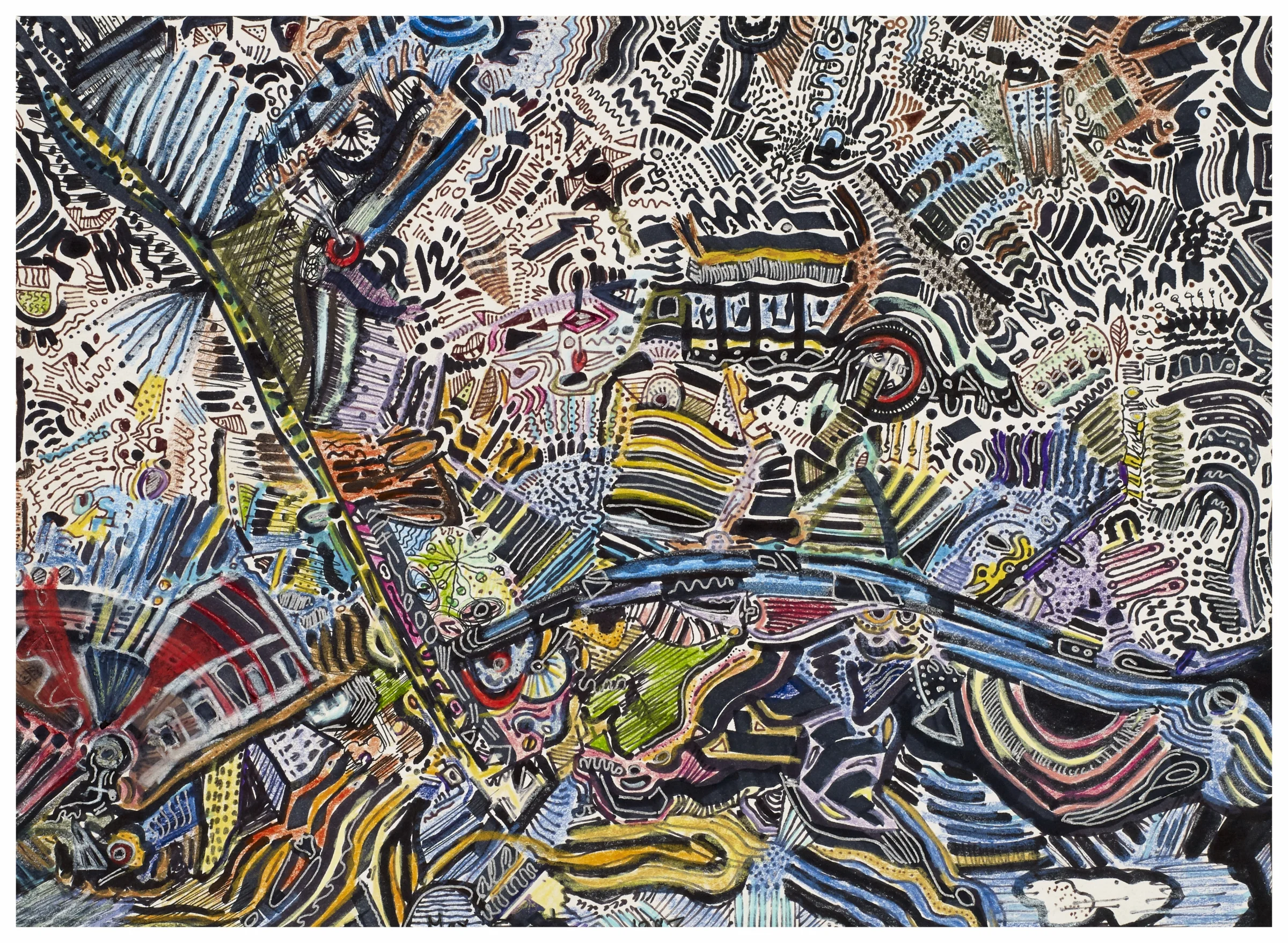 Train Ride 1997 10x13 Pens