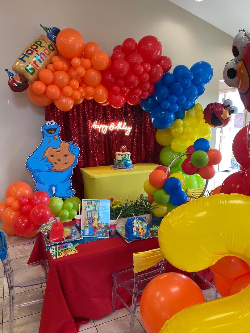 Sesame Street Birthday Party Decorations
