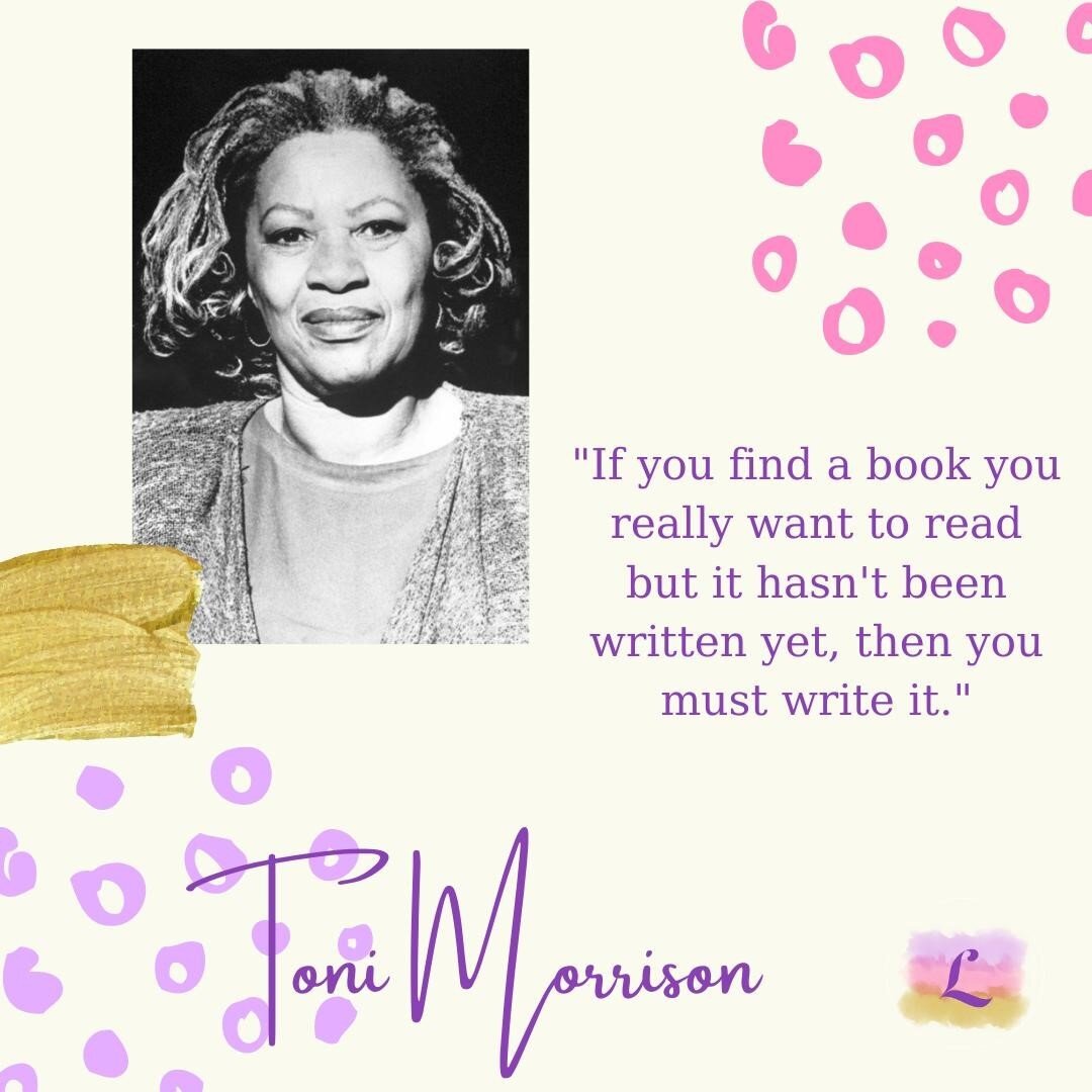 This is one of my favorite quotes by Toni Morrison. I always come back to this quote whenever I feel uninspired. What do you want to read? What voice would you like to hear? What do you think needs to be said? Write that! 
#tonimorrison #christianaut