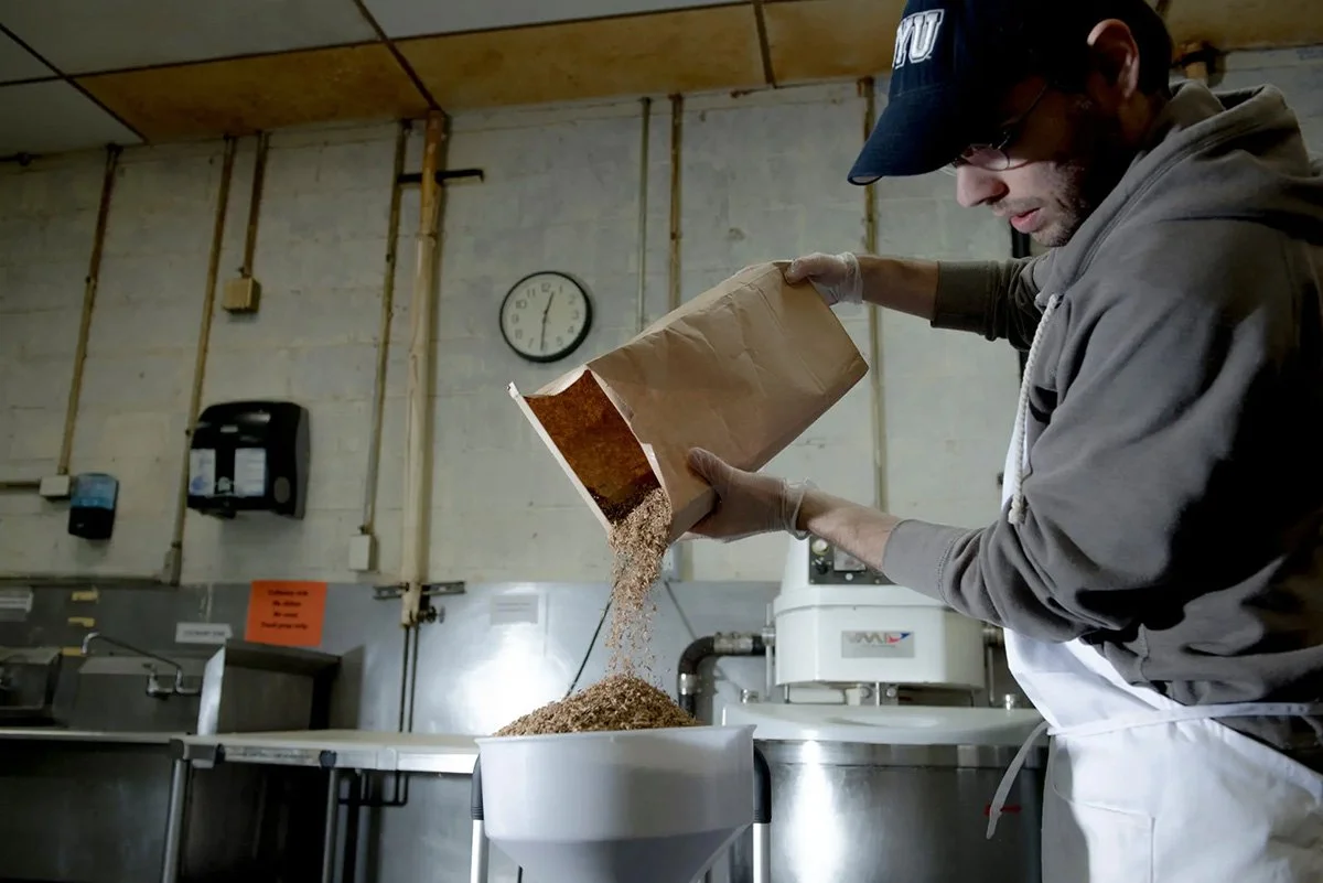 Reusing spent grain