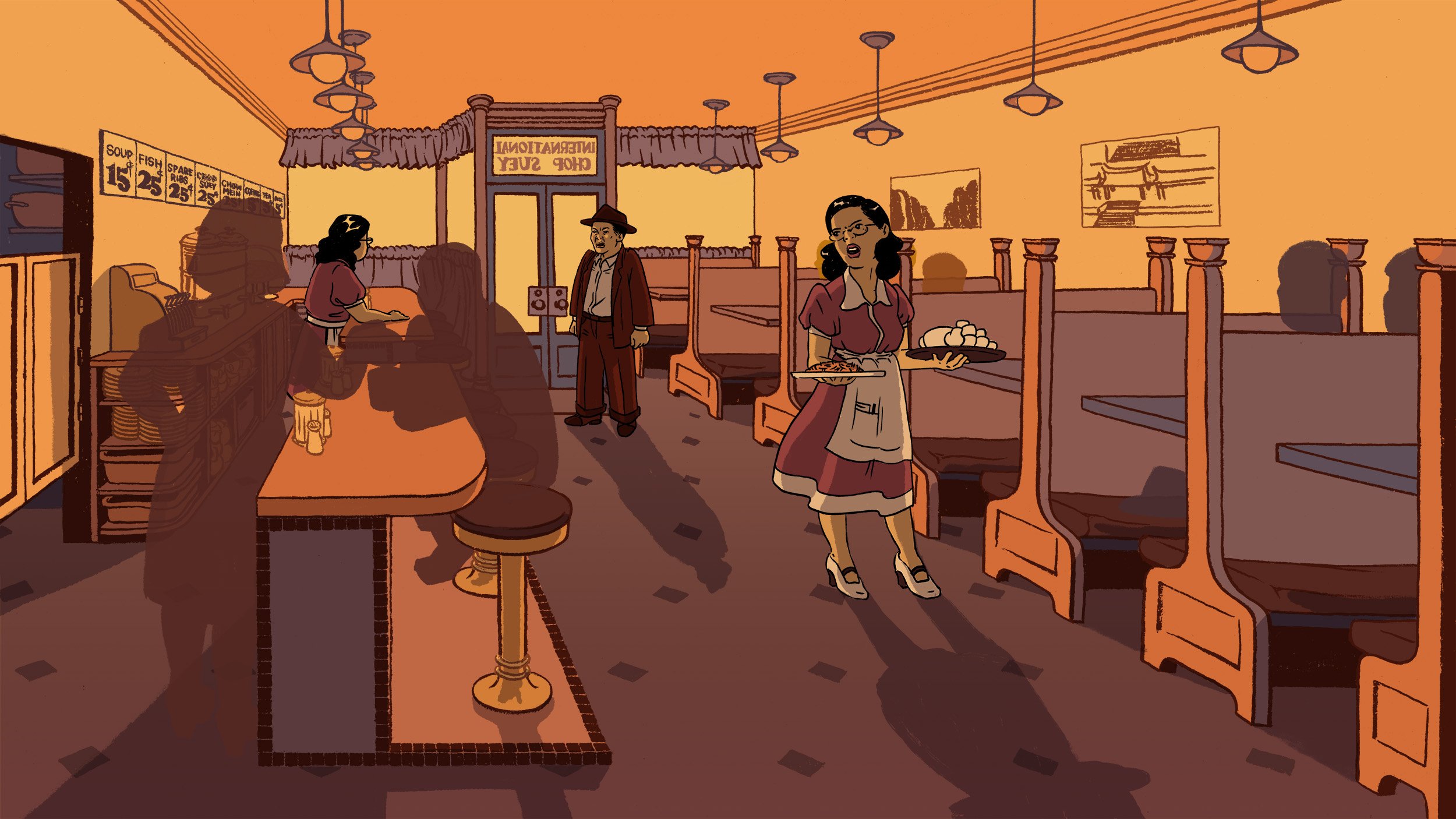 "The lost story of a young Canadian-born Chinese woman who, in 1931, defies convention and bravely faces the powerful, male-dominated Wong Clan Association in an effort to extract herself and her children from a difficult arranged marriage with a mu