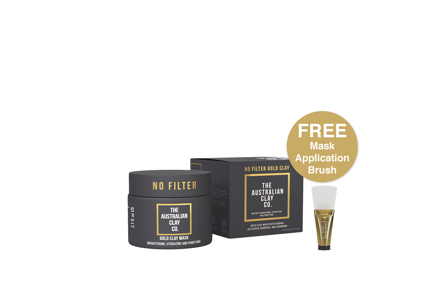 No Filter Gold Clay Mask 60g