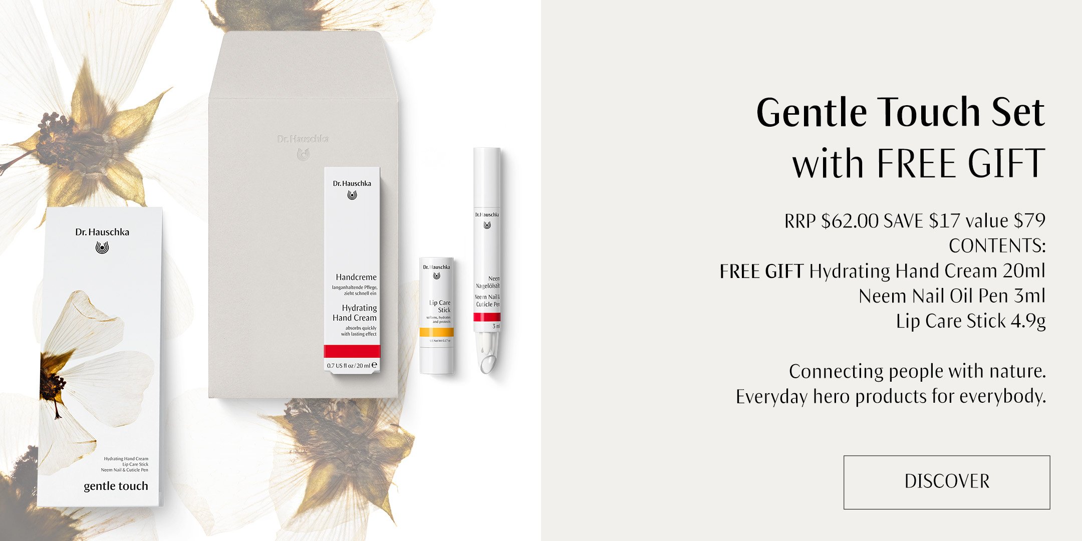 Dr. Hauschka Gift Set gentle touch with FREE gift