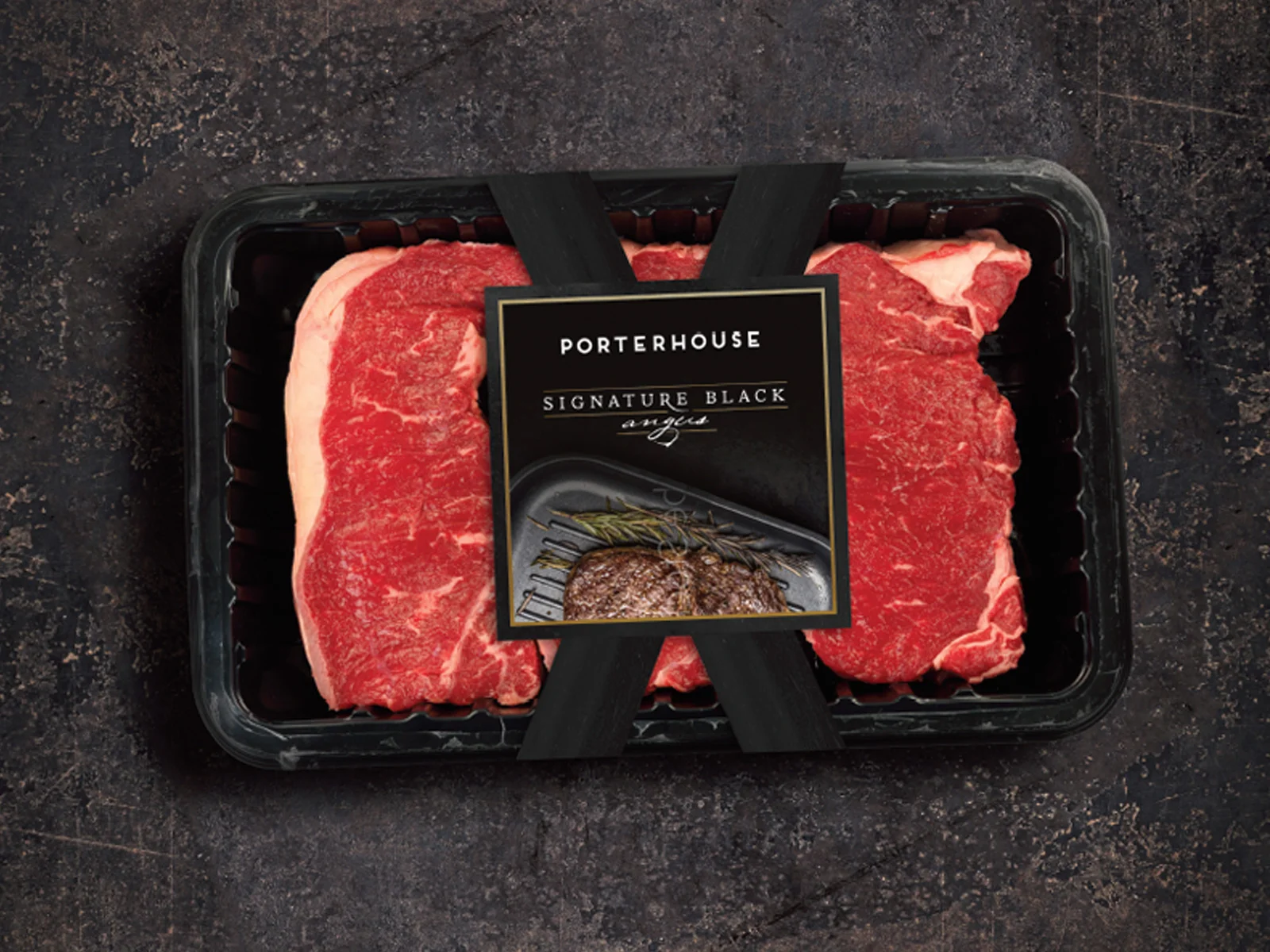 Packaging for Signature Black Angus, Singapore
