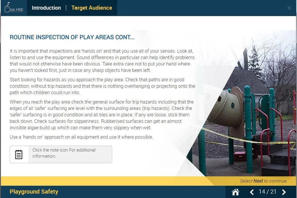 Playground Inspection Training Course CPD Accredited Training — AT&F