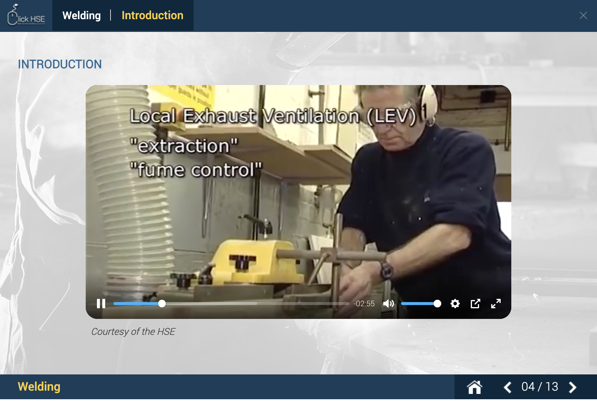 Local Exhaust Ventilation Regulations (LEV) Online Training Course