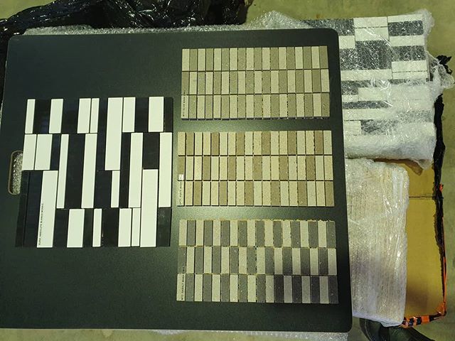 New samples to unpack.
#flooring #walltiles #walltilesdesign #qmi #mosaictile #whitesubwaytiles #building #busselton #dunsborough #renovation