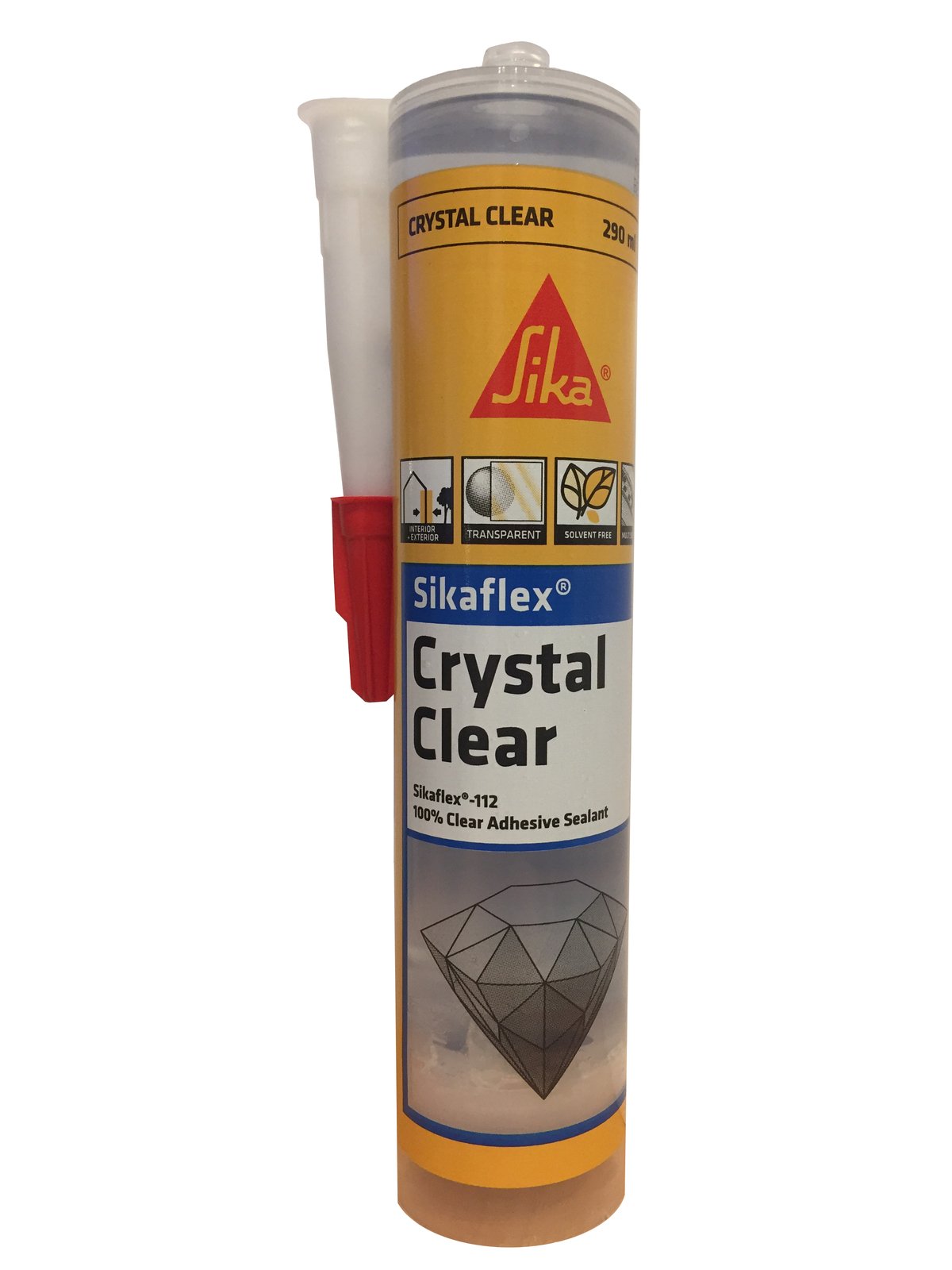 Sikaflex 112 Crystal Clear 290ml Cartridge