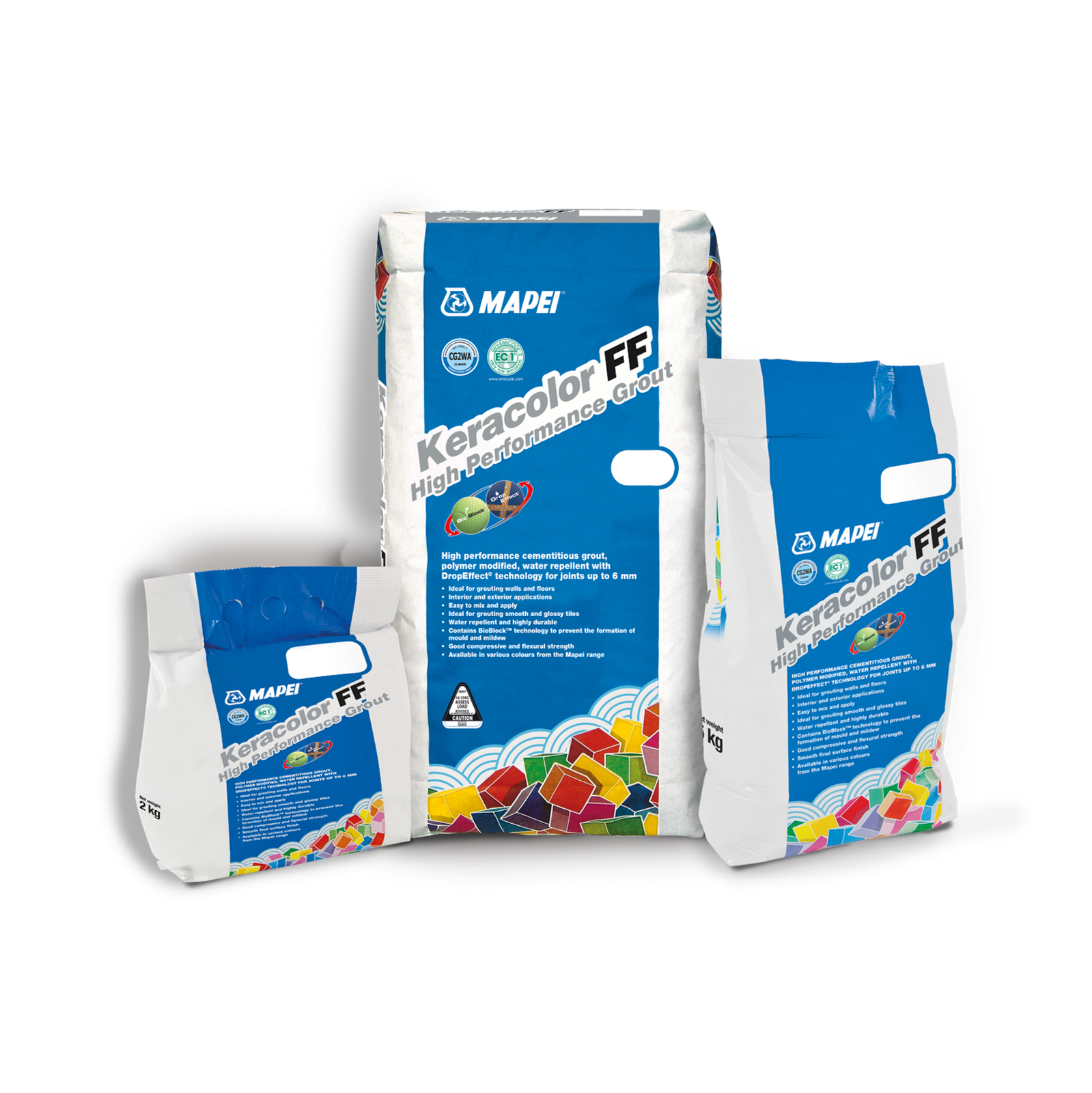 Mapei Keracolor FF Grout White 100 - 2kg  Bag