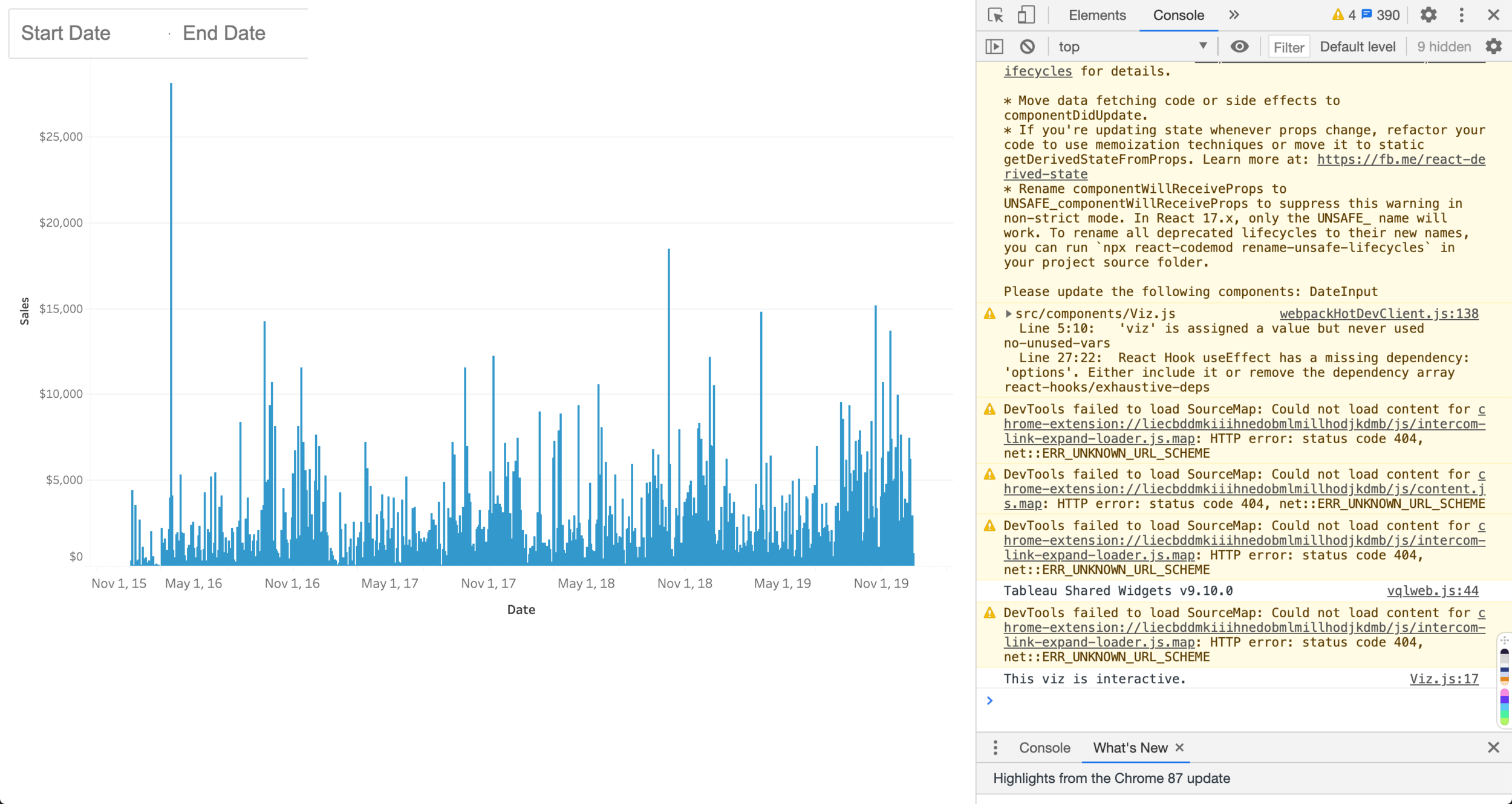Airbnb Date Picker In Tableau Viz Simply