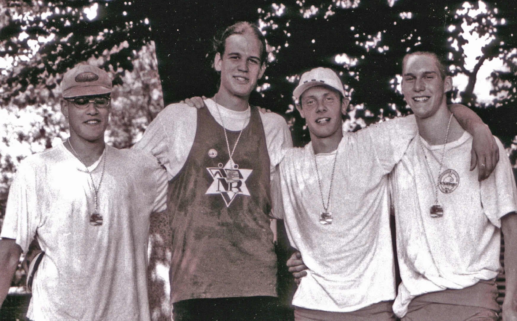 v.r. Alex Jahnke, Mattias Abert