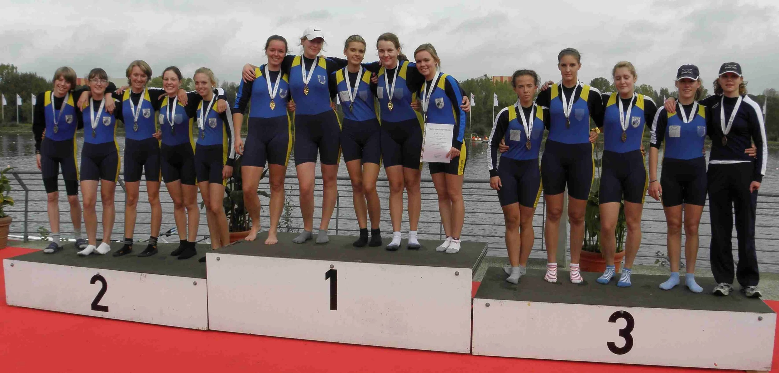 Alle Treppchen voller B Juniorinnen