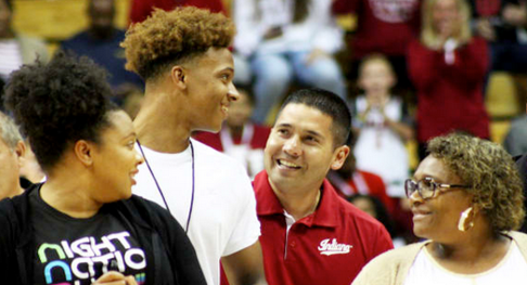 Romeo Langford: "Is this Heaven, Tom?" Tom Ostrom: "Yes it is, Romeo. Yes it is." Romeo Langford: "Sweet!" NOTE: This isn't the actual conversation. At least, not that I am aware of. It is meant to be humorous.