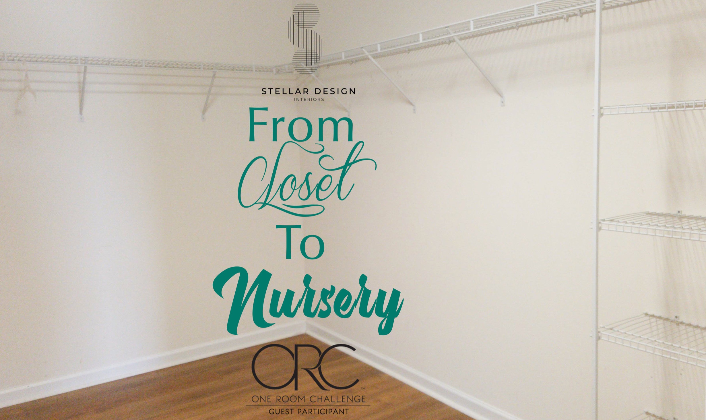 One Room Challenge Week 3 :: DIY Nursery Closet Shelving