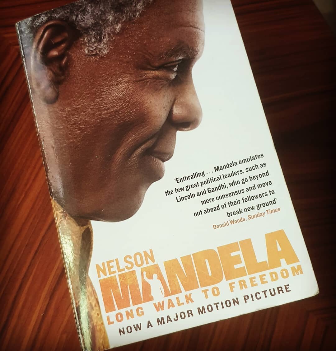 I've been meaning to read this book for years!  The time has come ... #nelsonmandela #books #metime