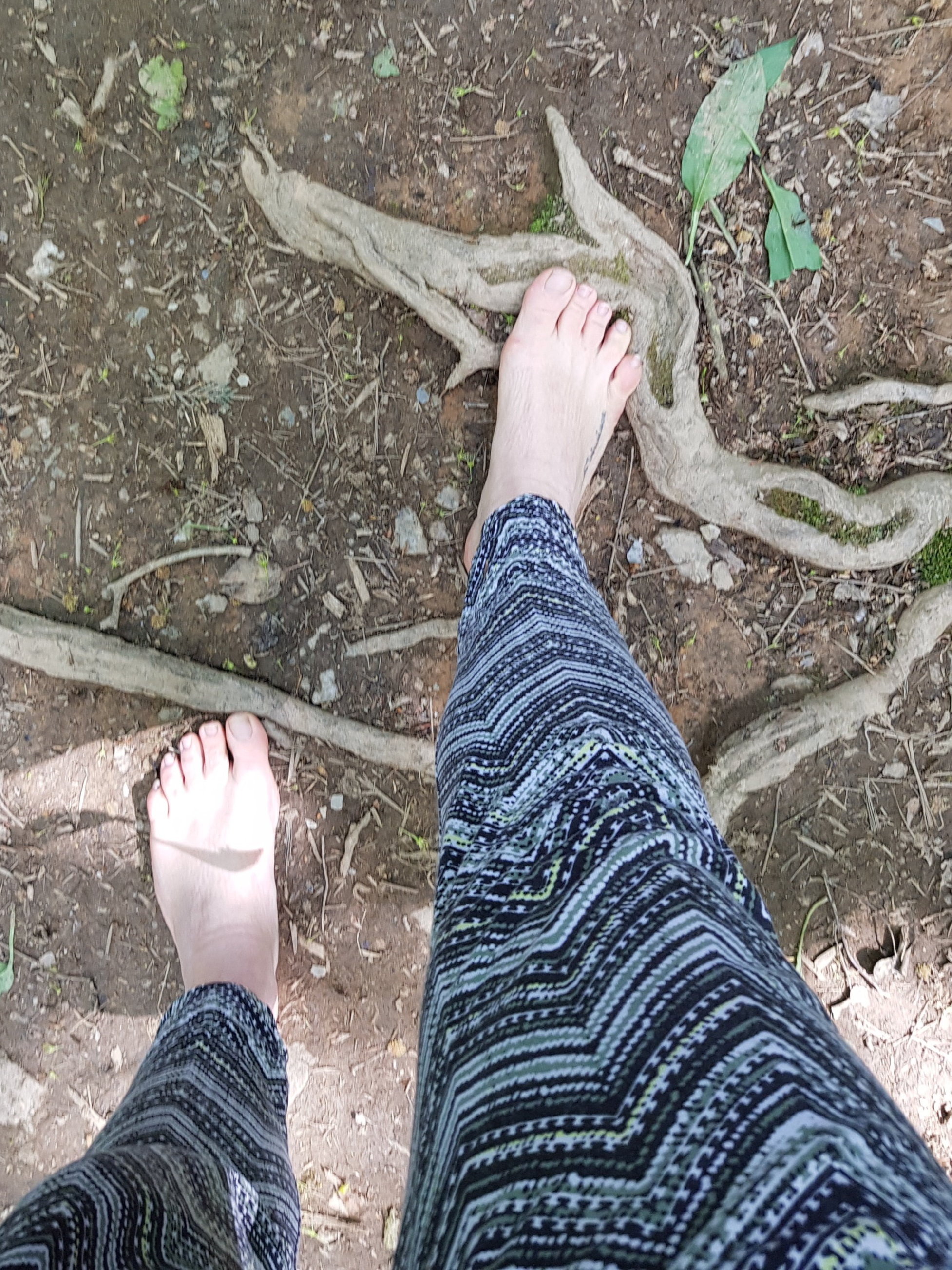 Spot of barefoot thinking on my feet…..
