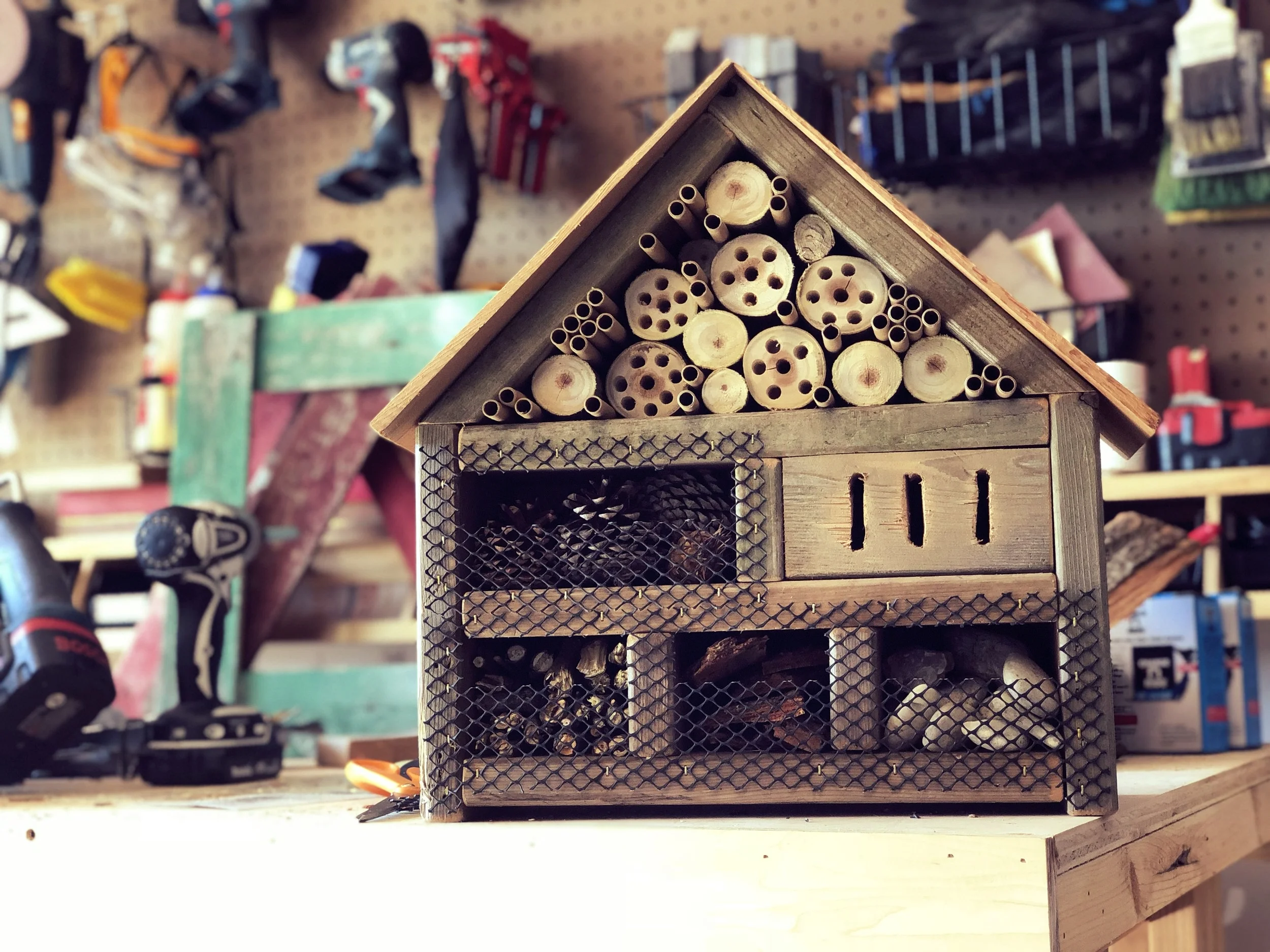 Netting with critter access cutout