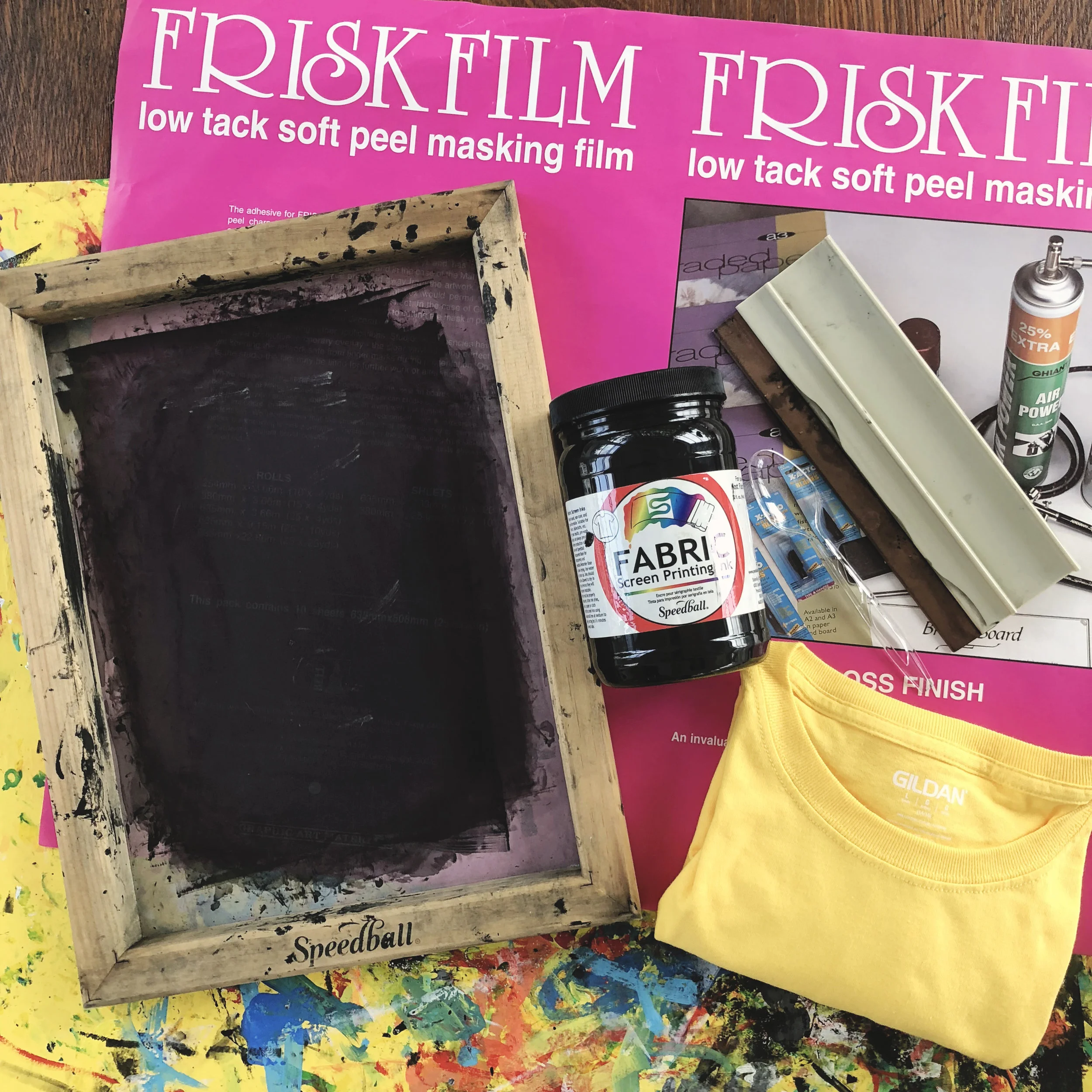 screen printed smocks