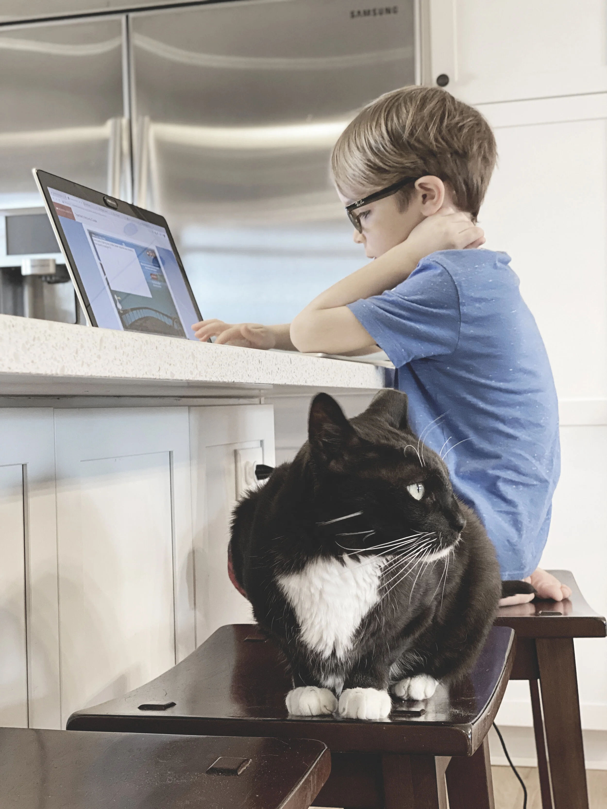 March 24th - Fisher and George doing work.JPG