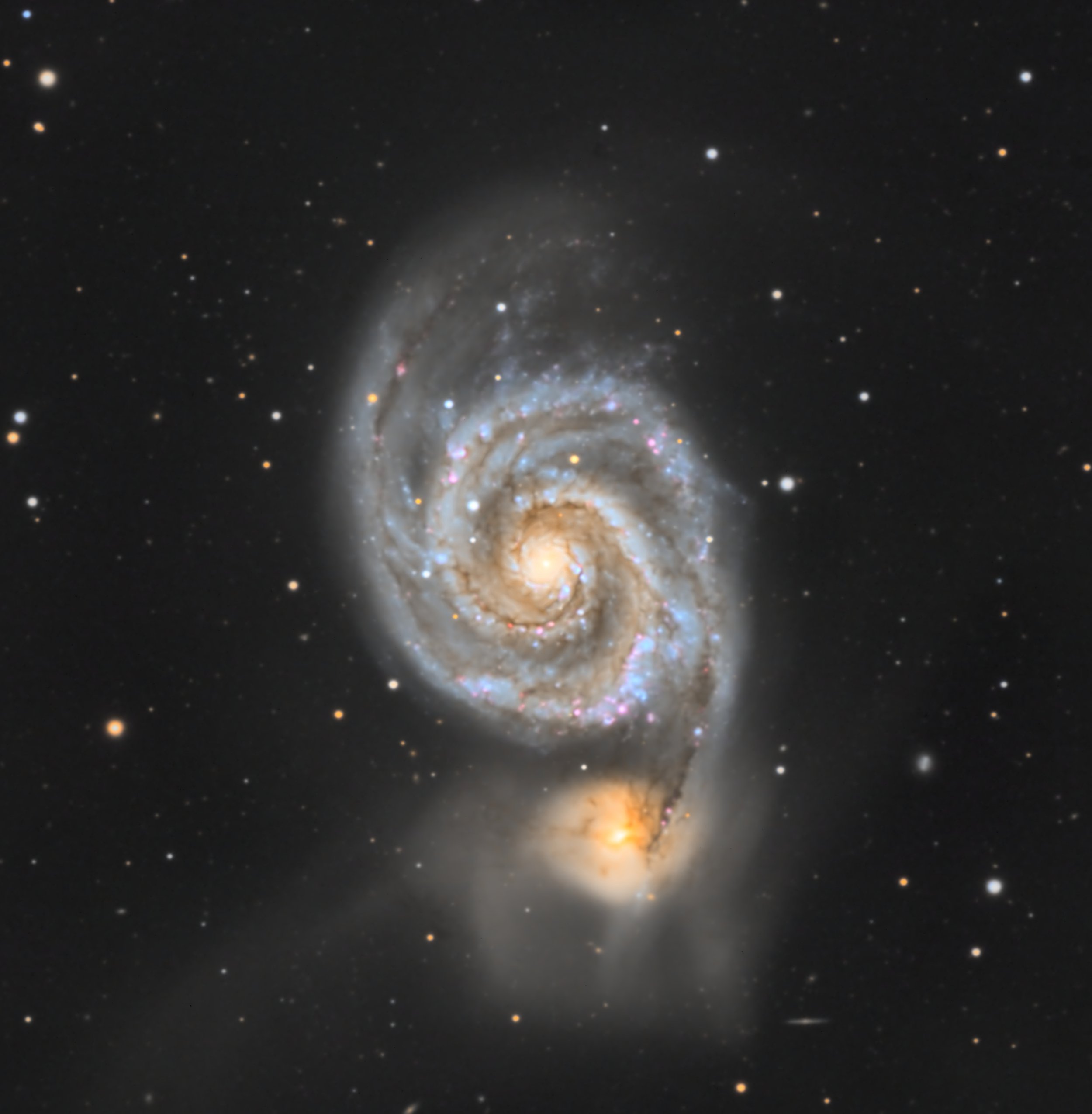 Whirlpool Galaxy- M51 — TheAstroGazer image