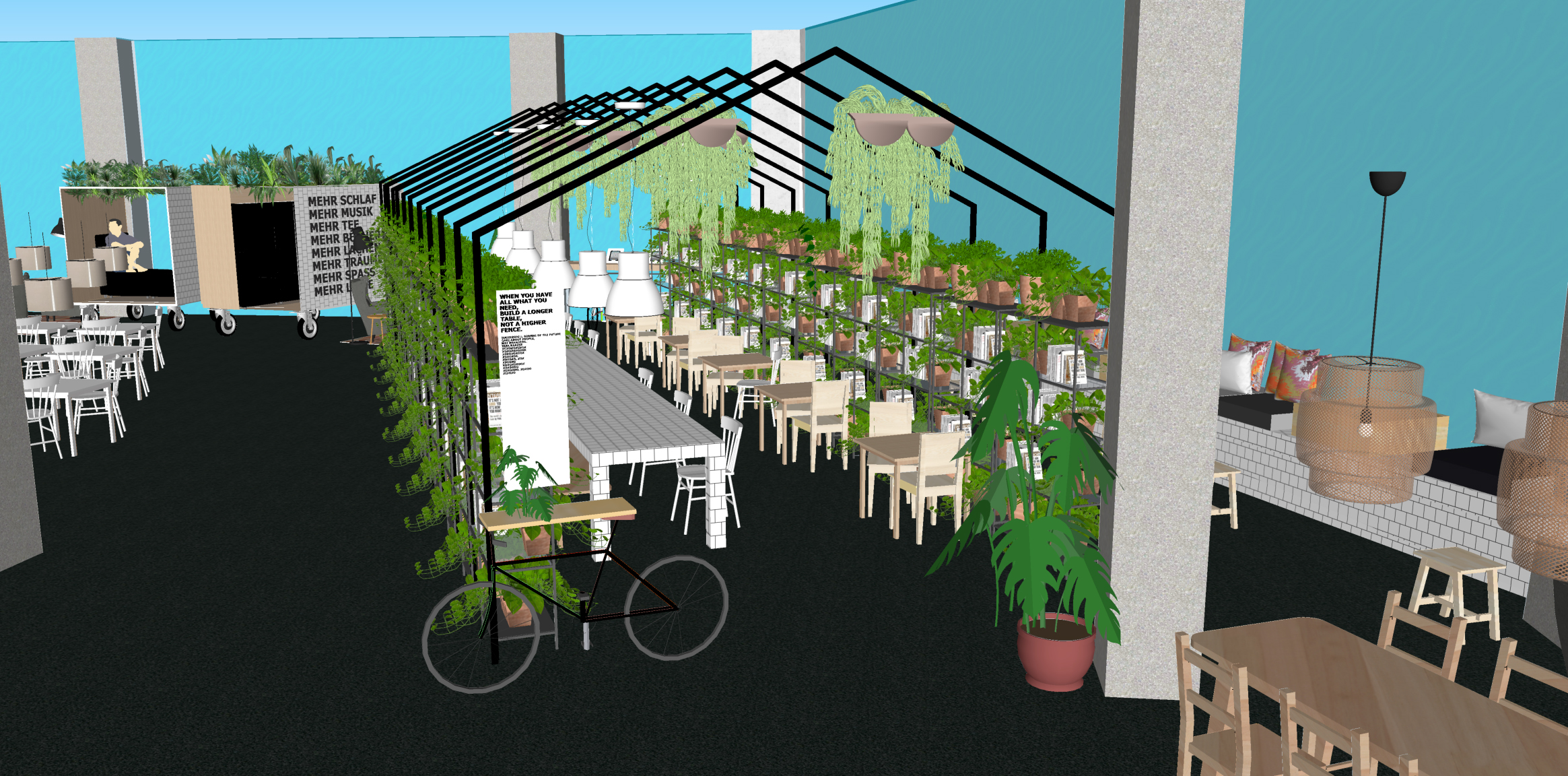 • Planning of a roof top café, Kaarst