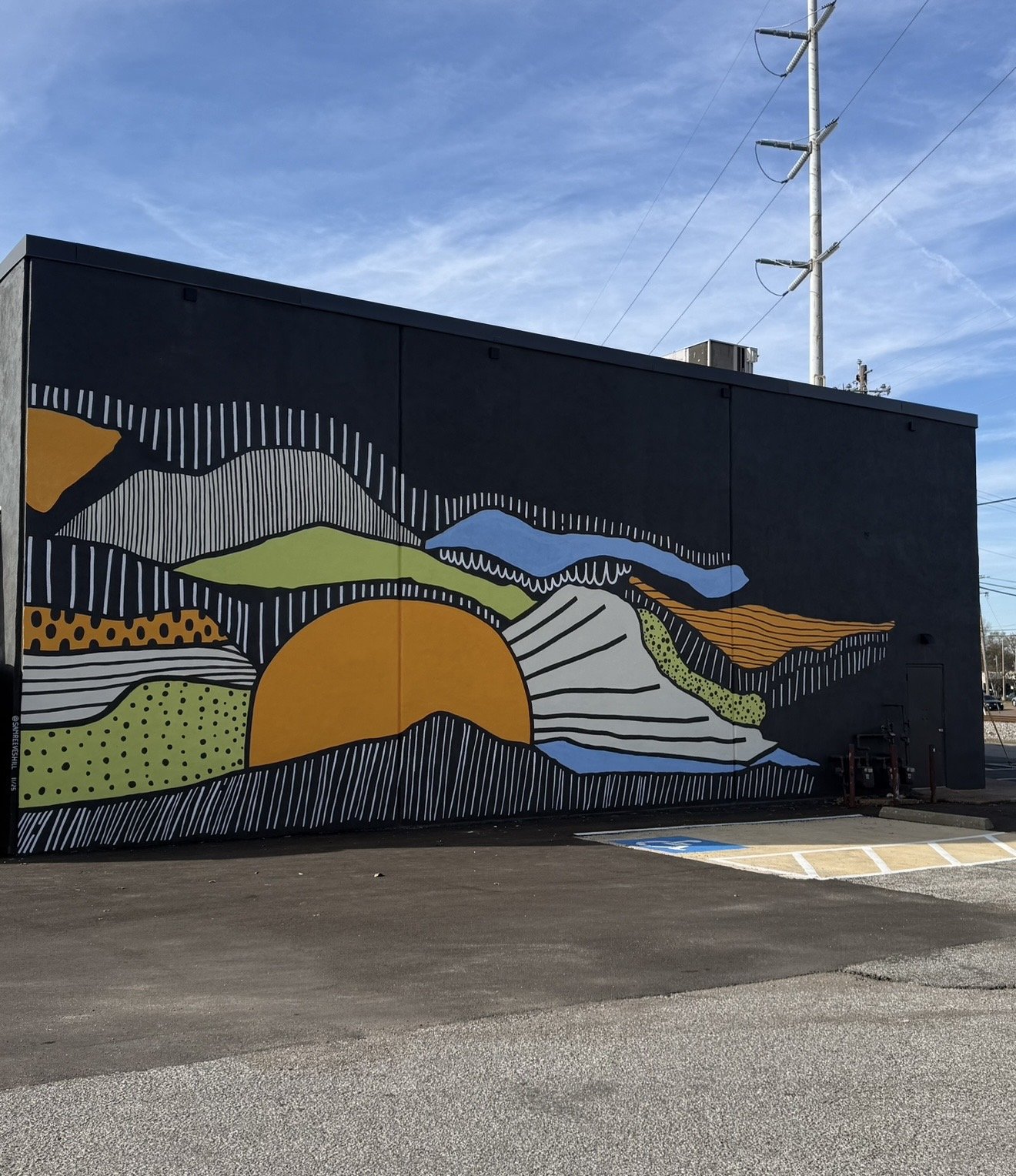  Abstract Sunrise on Poplar Avenue and Mendenhall 