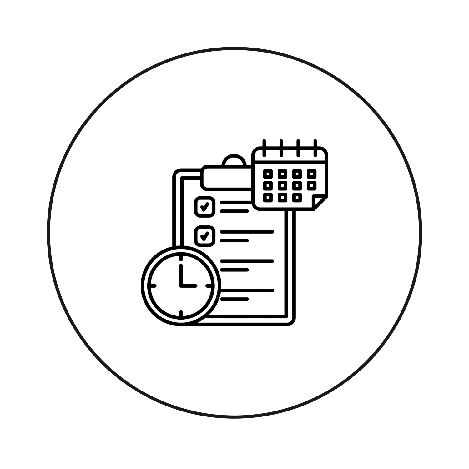 Geometric drawing of an outline square with sections divided by vertical, horizontal, and diagonal lines.