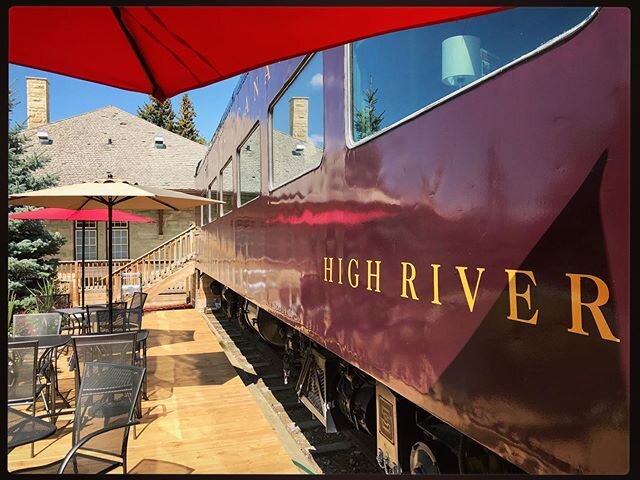 The train is sparkling clean after its bath and we&rsquo;re all ready for some patio weather!