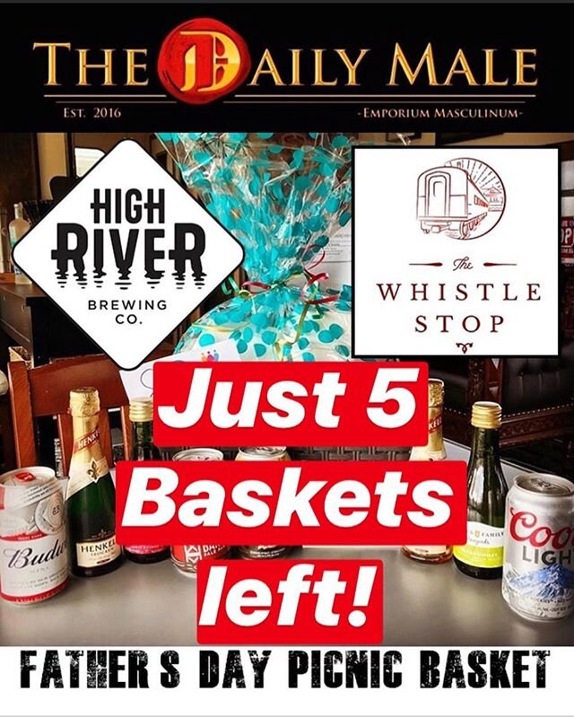 Don&rsquo;t delay - just 5 picnic baskets left!  Dad doesn&rsquo;t want to miss out on the tastiest lunch deal in town plus special gifts from our partners - The Daily Male and High River Brewing!  Deadline to order is Friday night...
Order here:  ht